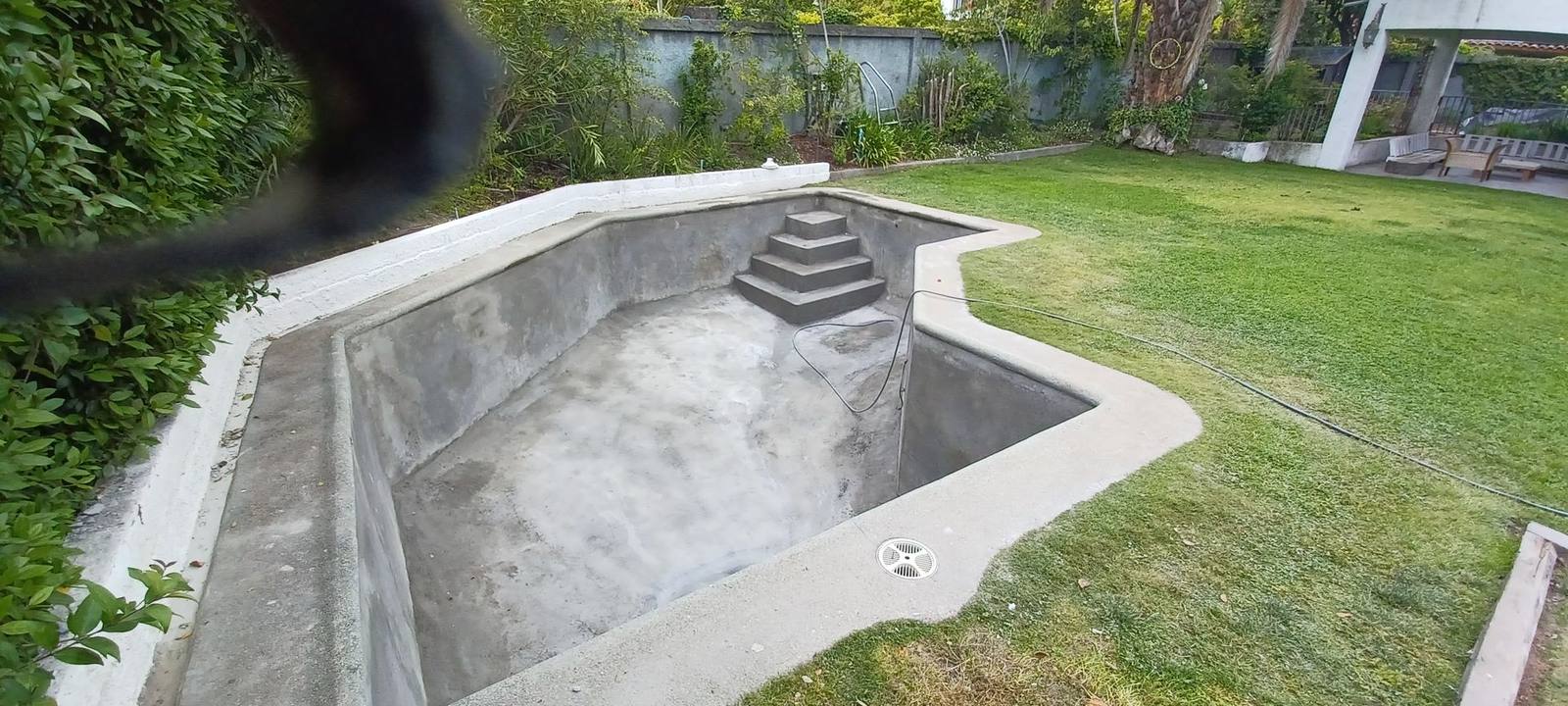 Estructura de hormigón en obra